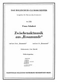 Schubert, Franz Zwischenaktmusik aus Rosamunde Akkordeonorchester Partitur