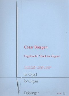 Cover Orgelbuch Band 1 14 kürzere Präludien, Interludien, Postludien