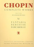 Fantasia Berceuse Barcarolle for piano Complete works vol.11 Fantasia Berceuse Barcarolle for piano Complete works vol.11