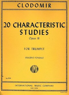 Cover 20 characteristic Studies op.18 for trumpet