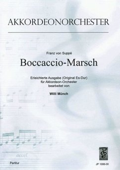 Suppé, Franz von Boccaccio-Marsch Akkordeonorchester Partitur