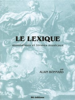 Cover BONNARD LEXIQUE