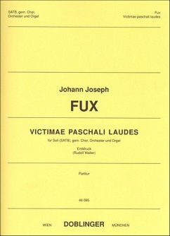 Cover Victimae paschali laudes für Soli (SATB), Chor, Orgel und Orchester, Partitur