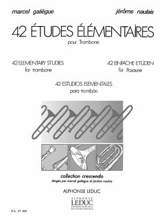 Cover GALIEGUE/NAULAIS 42 ETUDES ELEMENTAIRES TROMBONE (COLLECTION CRESCENDO)