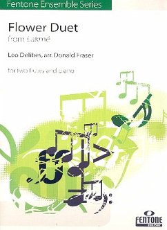 Flower Duet from Lakmé for 2 flutes and piano