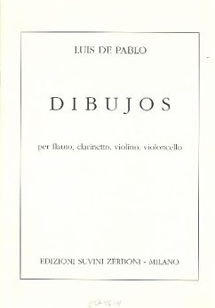 Cover Dibujos: per flauto, clarinetto, violino e violoncello partitura