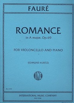 Cover Romanze A-Dur op.69 für Violoncello und klavier
