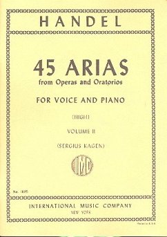 45 Arias from Operas and Oratorios vol.2 for high voice and piano