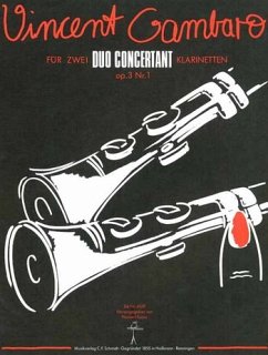 Cover Duo concertant op.3,1 für 2 Klarinetten Spielpartitur