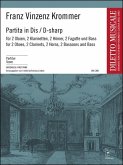 Partita Dis-Dur für 2 Oboen, 2 Klarinetten, 2 Hörner 2 Fagotte und Bass Partitur