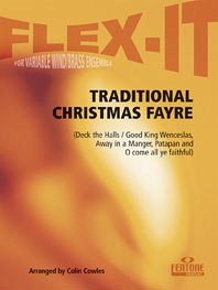 Cover Traditional Christmas Fayre for variable wind/brass ensemble score and parts