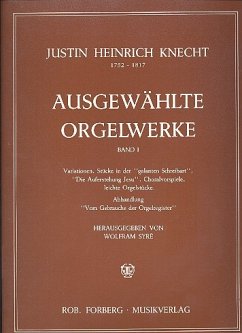 Cover Ausgewählte Orgelwerke Band 1