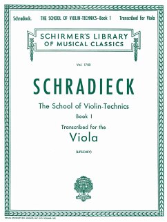 Cover School of Violin Technics, Op. 1 - Book 1
