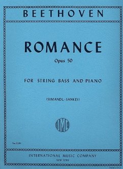 Cover Romance op.50 for string bass and piano