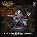 Kapitan Ekaterina BaranovaKhador WarcasterWARMACHINE: MKIV (Resin)