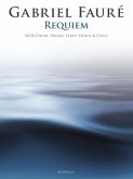 Requiem op.48 for miced chorus, organ, harp, violin and cello score and instrumental parts