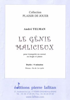 Telman, André, Le Génie Malicieux Trompette ou cornet ou bugle et piano