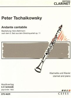 Cover Andante cantabile aus op.11 für Klarinette und Klavier