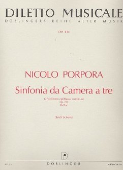 Sinfonia da camera a tre B-Dur op.2,6 für 2 Violinen und Bc