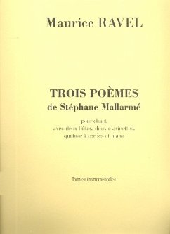 3 Počmes de Stéphane Mallarmé pour chant et instruments parties