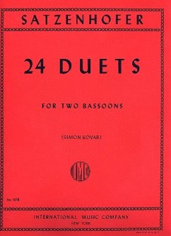 Cover 24 Duets for 2 bassoons