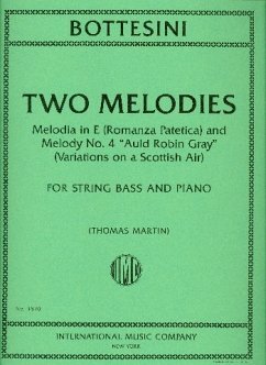 Cover 2 Melodies for double bass and piano