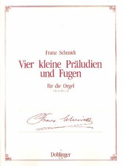 Cover 4 kleine Präludien und Fugen für Orgel