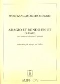 Adagio et Rondo en ut KV617 pour harmonica de verre et quatuor ŕ cordes pour orgue