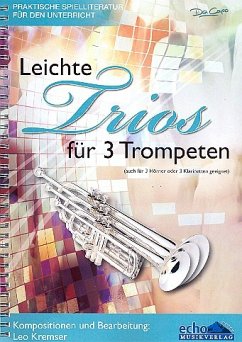 Cover Leichte Trios für 3 Trompeten Spielpartitur