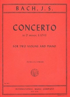 Cover Concerto d minor BWV1043 for 2 violins and piano
