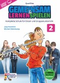 Gemeinsam lernen & spielen Band 2 (+Online Audio) für Bläserklasse (Blasorchester) Flöte