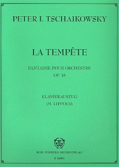 Cover La tempęte op.18 Fantasie für Orchester Klavierauszug