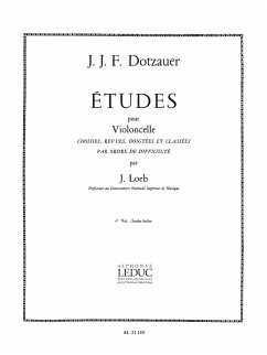 Cover DOTZAUER ETUDES VOLUME 1 VIOLONCELLE