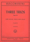 3 Trios op.38 for violin, viola and violoncello parts
