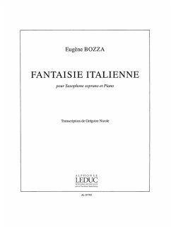 Cover Fantasie Italienne pour saxophone soprano et piano