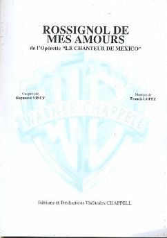 Cover Rossignol de mes amours pour chant et piano