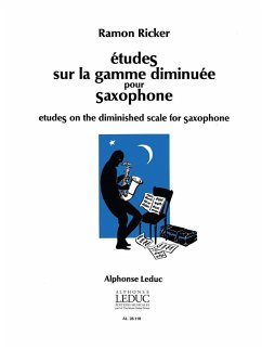 Cover Études sur la gamme diminuée pour saxophone