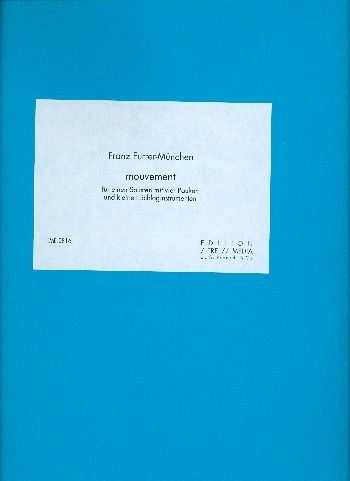 Mouvement für einen Solisten mit 4 Pauken u. kleinen Schlaginstrumenten Spielpartitur Mouvement für einen Solisten mit 4 Pauken u. kleinen Schlaginstrumenten Spielpartitur