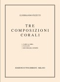 3 composizioni corali für gem Chor und Klavier