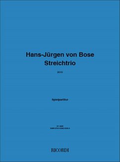 Hans-Jürgen von Bose, String Trio String Trio Partitur + Stimmen