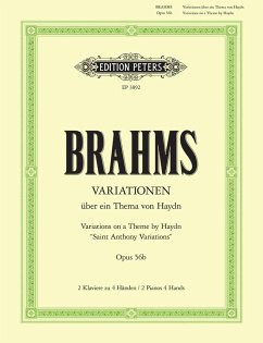 Variationen über ein Thema von Haydn op.65b für 2 Klaviere
