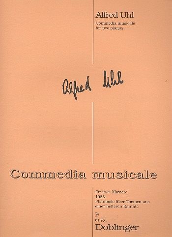 Commedia musicale für 2 Klaviere 2 Partituren Commedia musicale für 2 Klaviere 2 Partituren