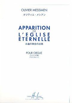 Cover Apparition de l'eglise eternelle pour orgue