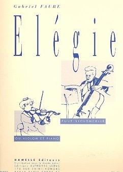 Cover Elégie op.24 pour violoncelle (violon) et piano