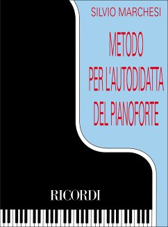 Cover S. Marchesi Metodo Per L Autodidatta Del Pianoforte Method for Keyboard and Piano