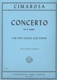 Concerto G major for 2 flutes and piano