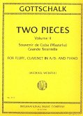 2 Pieces vol.2 for flute, clarinet and piano parts