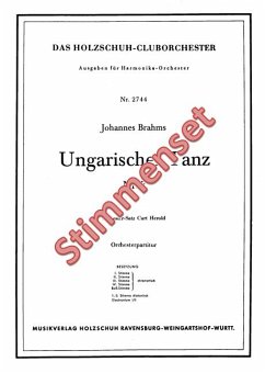 Brahms, Johannes Ungarischer Tanz Nr. 7 Akkordeonorchester Stimmenset