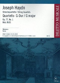 Cover Streichquartett G-Dur HOB.III:81 op.77,1 Stimmen