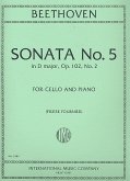 Sonata D major no.5 op.102,2 for cello and piano Sonata D major no.5 op.102,2 for cello and piano